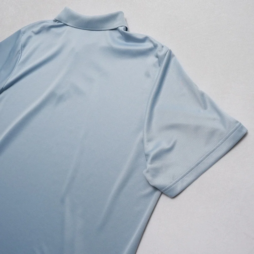 Adidas Polo Shirt Mens 2XL Blue Short Sleeve Performance Golf IM1955